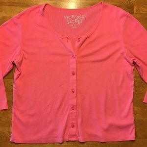 Victoria's Secret Women's Pink Shirt - Size: M